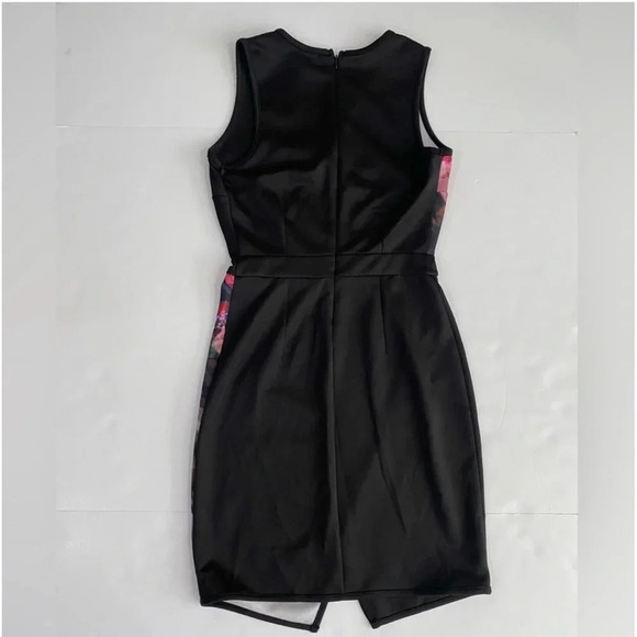 Stitch Fix PIXLEY Meena Knit Dress Floral Asymmetrical Women Small Sleeveless - Picture 8 of 13